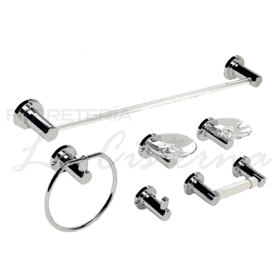 Juego De Accesorios De Baño 6 Piezas De Plástico Juego De Juego De Accesorios De Baño 6 Piezas De Plástico Juego De